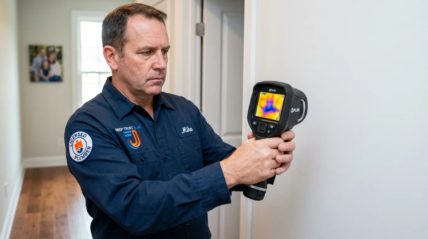 Thermal imaging leak detection by Johns Plumbing LLC in Fort Rucker